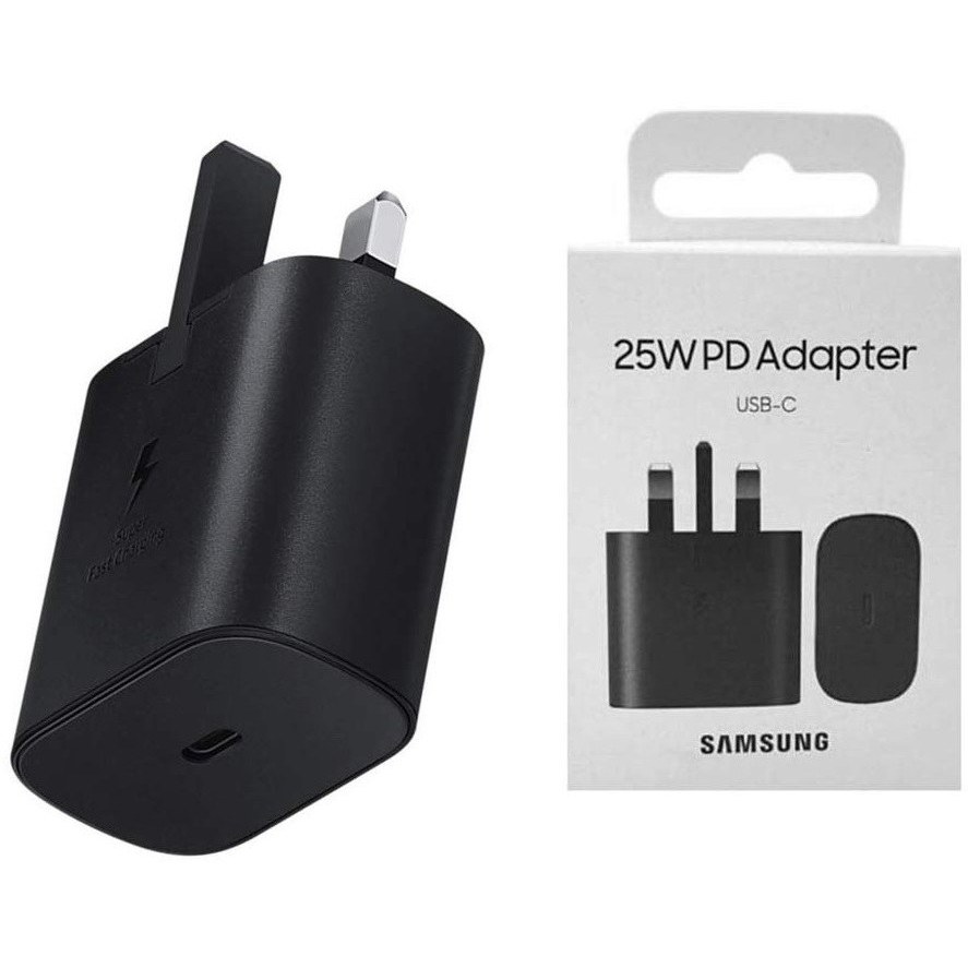 ngqLaS4Kp09dpsfo شارژر 25 وات سامسونگ سه پین | Samsung 25W Super Fast Charger اصلی - تصویر 1