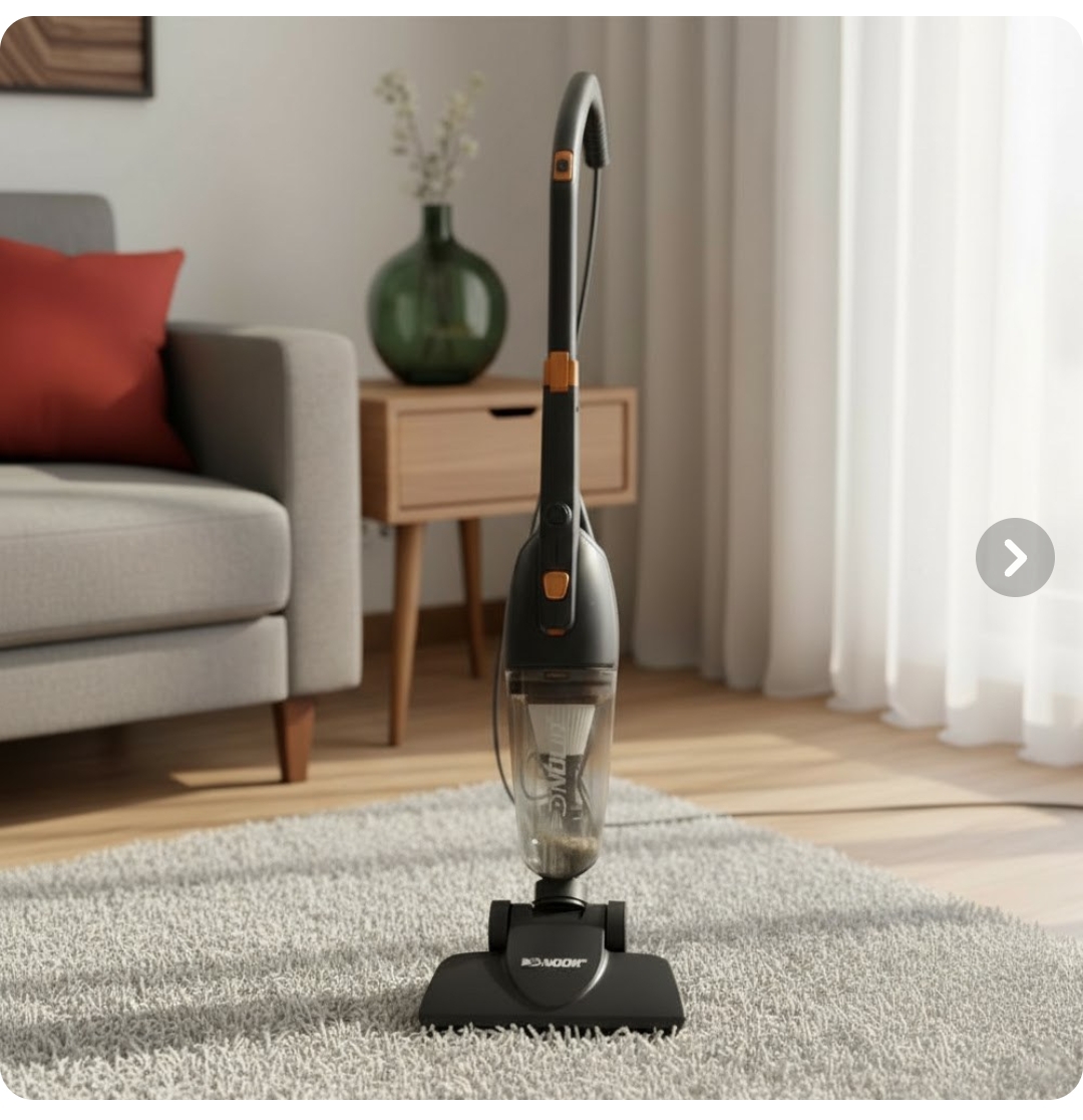 NOOR6 جاروبرقی پرتابل عصایی NOOR مدل NV1400W المانی سه کاره با گارانتی - تصویر 1