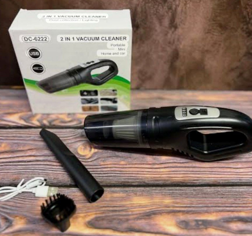جارو6222ج جاروشارژی خودرو و منزل و فروشگاهی Vacuum Cleaner مدل DC-6222 پرتابل قابل حمل - تصویر 1