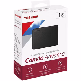 هارد توشیبا حافظه هارد اچ دی دی اکسترنال توشیبا مدل Canvio Advance ظرفیت 1 ترابایت اصلی - تصویر 1